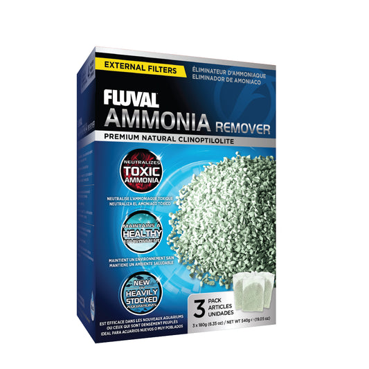 Fluval Ammonia Remover 3x180g